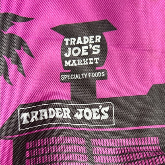 Trader Joe's Pink Tote Bag - Picture 3 of 6